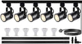 Bravsekai 6-Light LED Track Lighting Kit | Dimmable GU10 Natural White