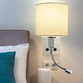 ZMH Modern LED Bedside Wall Lamp – Adjustable Reading Light with E27 Base