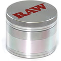 RAW 4-Piece Aluminium Herb Grinder with Shovel - 56mm Smoking Tool