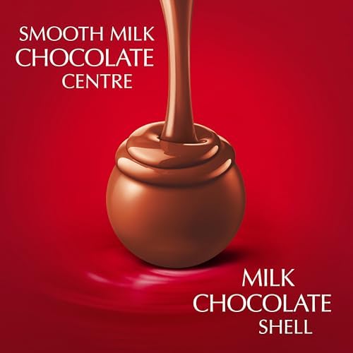 Lindt Lindor Milk Chocolate Truffles – 1kg Bulk Bag (Approx. 80 Balls)