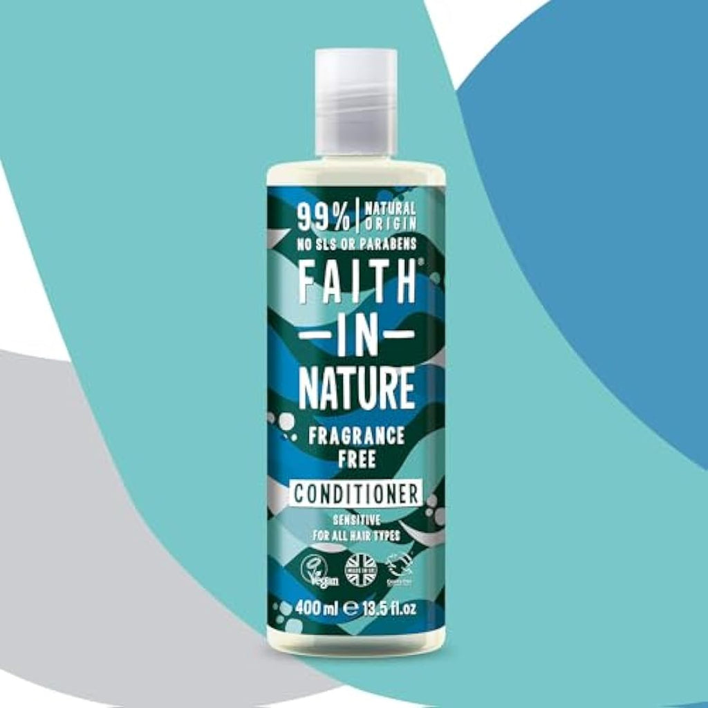 Faith In Nature Fragrance Free Conditioner | Sensitive Hair Care | 400ml