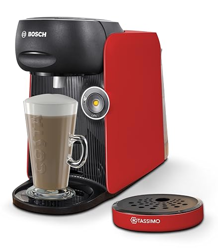 Bosch Tassimo Finesse TAS16B3GB Pod Coffee Machine, 0.7L - Red