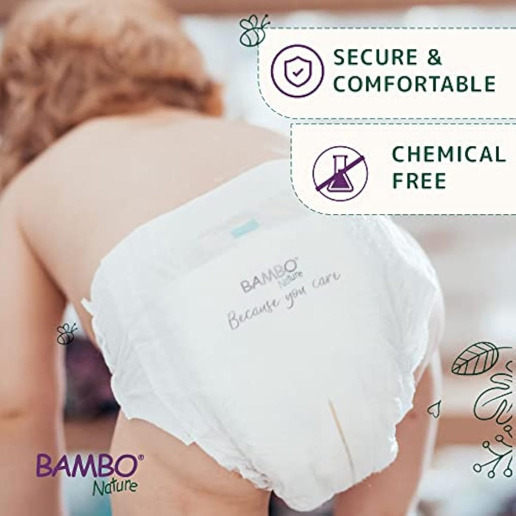 Bambo Nature Premium Eco Nappies | Size 6 (16kg+) | 20 Pack