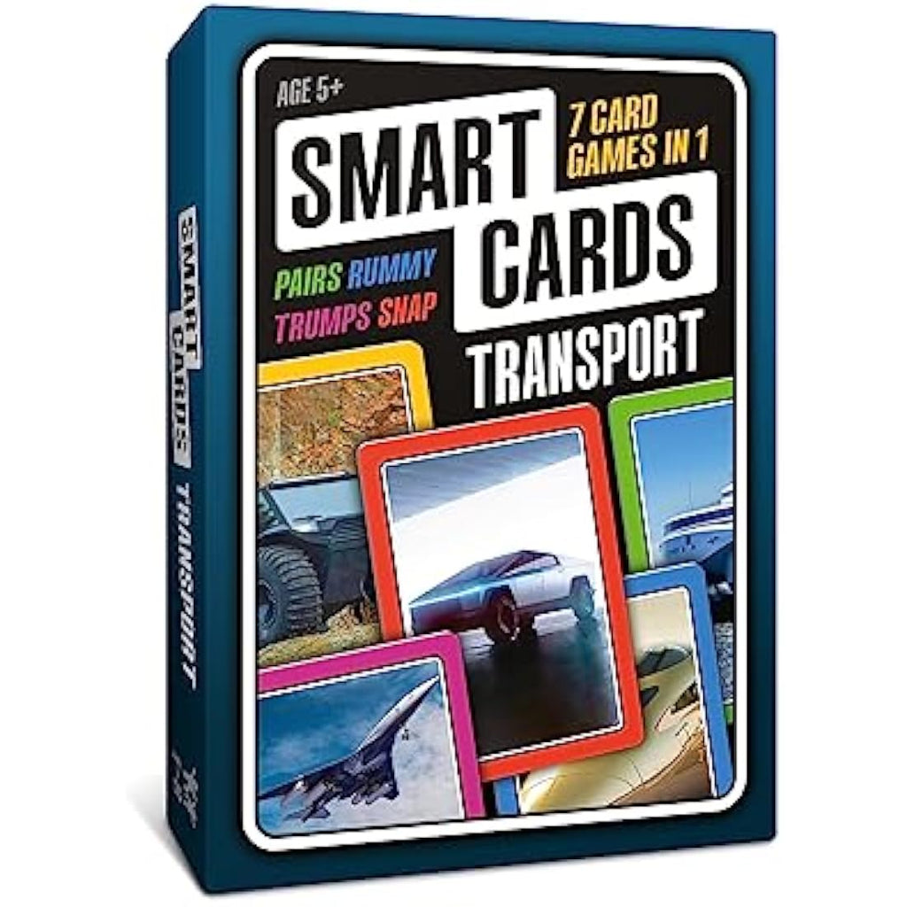 Transport Card Game | 7-in-1 Educational Travel Game for Kids