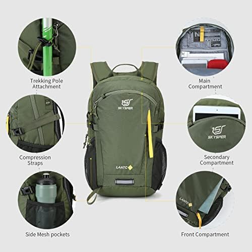 SKYSPER 20L Hiking Backpack – Lightweight Travel Daypack for Men & Women