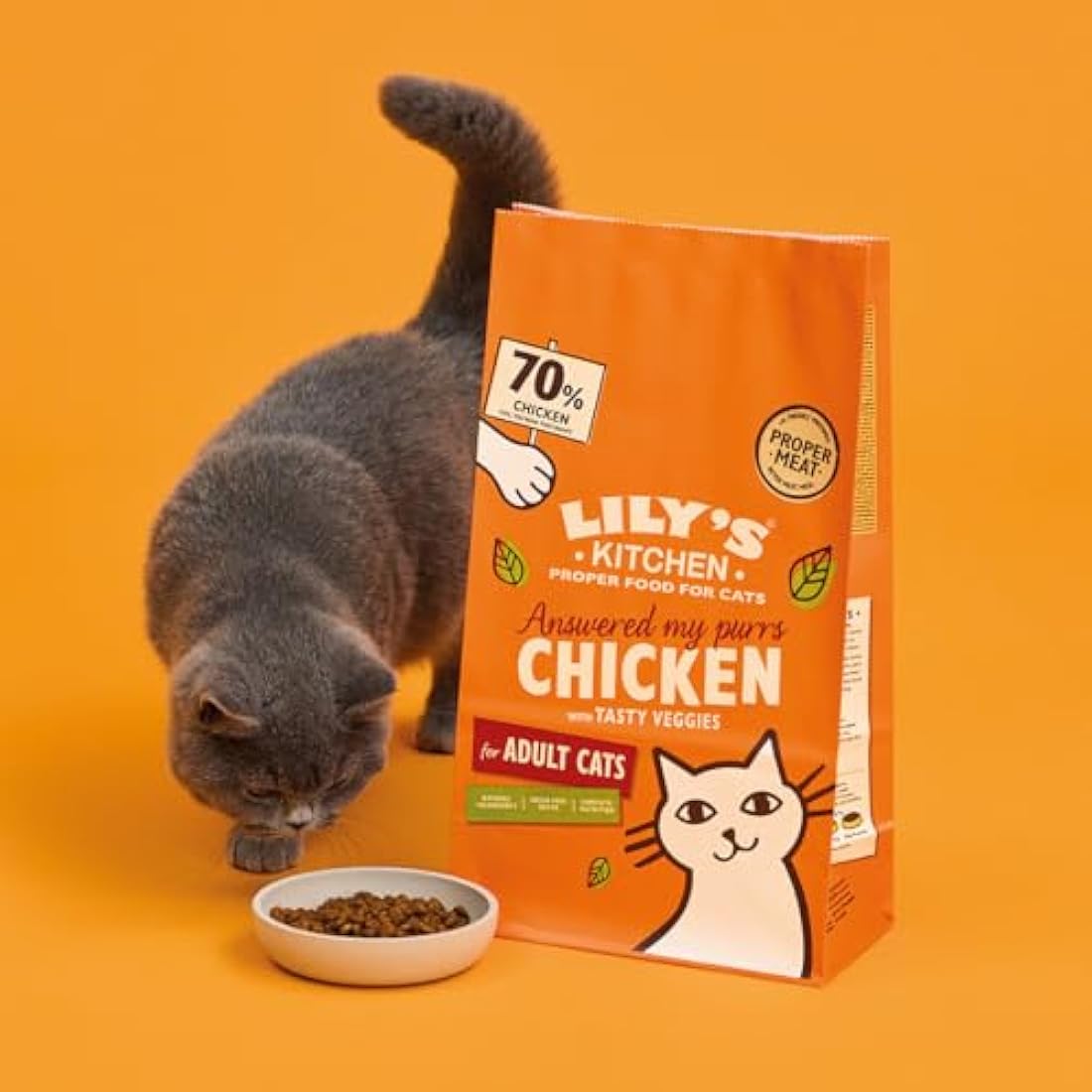Lily's Kitchen Grain-Free Chicken & Veggies Adult Dry Cat Food - 2kg