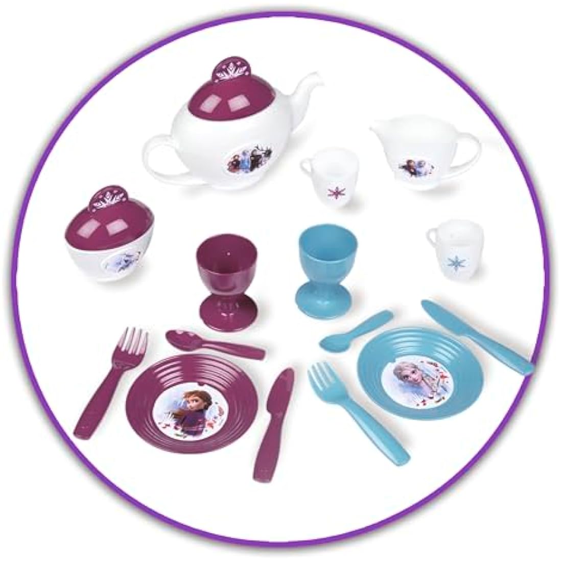 Disney Frozen 2 Kids Pretend Play Tea Trolley Set with 17 Accessories