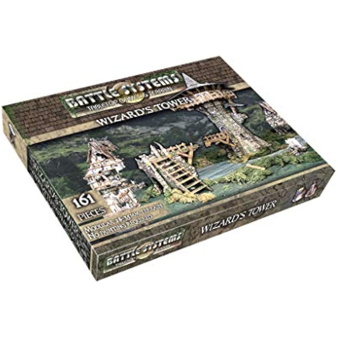 Battle Systems Wizards Tower | Modular Fantasy Scenery for 28mm RPG