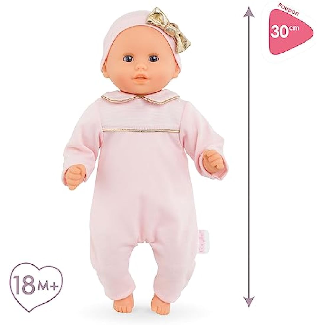 Corolle Bébé Calin Manon – Poupée de 30cm en Vinyle Parfumé à la Vanille
