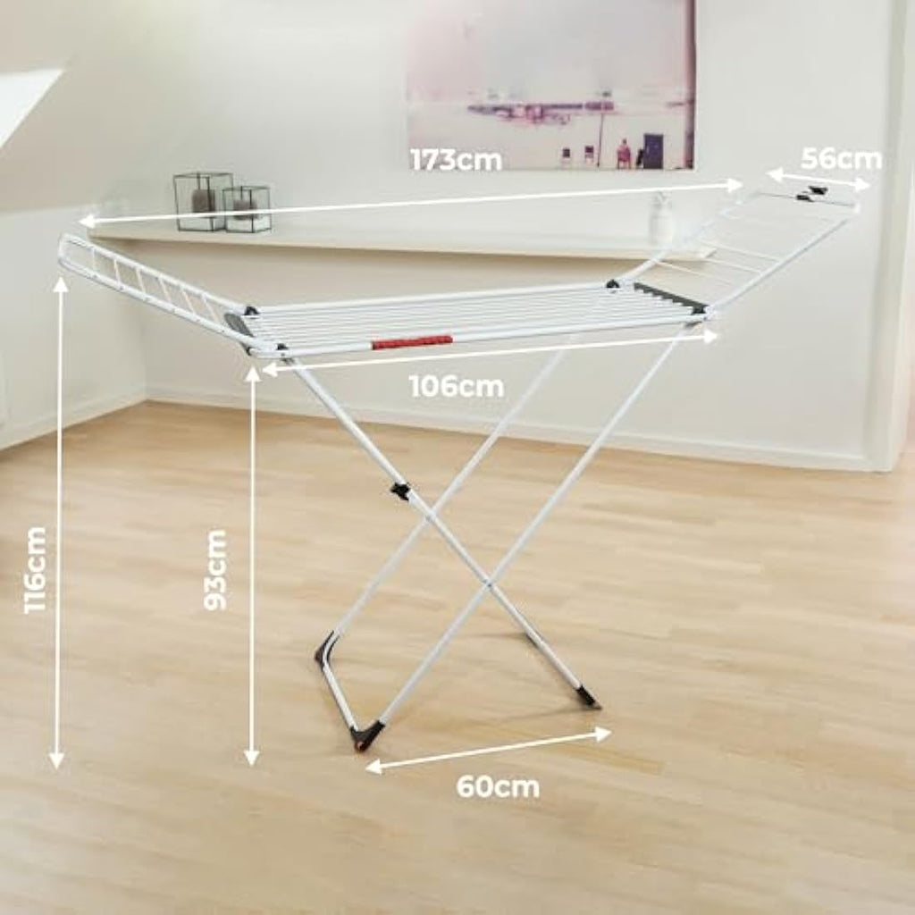 Vileda Extra X-Legs Clothes Airer – 20m Indoor Laundry Drying Rack