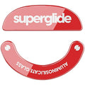 Superglide Glass Mouse Skates for Pulsar X2 & X2 Mini – Red
