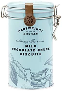 Cartwright & Butler Milk Chocolate Chunk Biscuits in Gift Tin, 200g
