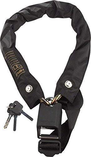 Hiplok Gold Wearable Bike Chain Lock – 85cm Hardened Steel – Black