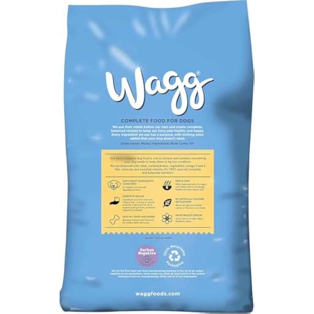 Wagg Chicken Dinner Dry Adult Dog Food – Meaty & Complete 12kg