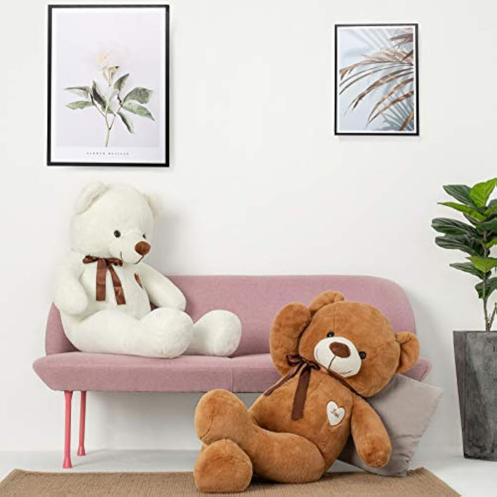 YunNasi Giant Teddy Bear – 39 Inch Brown Stuffed Animal Plush Toy