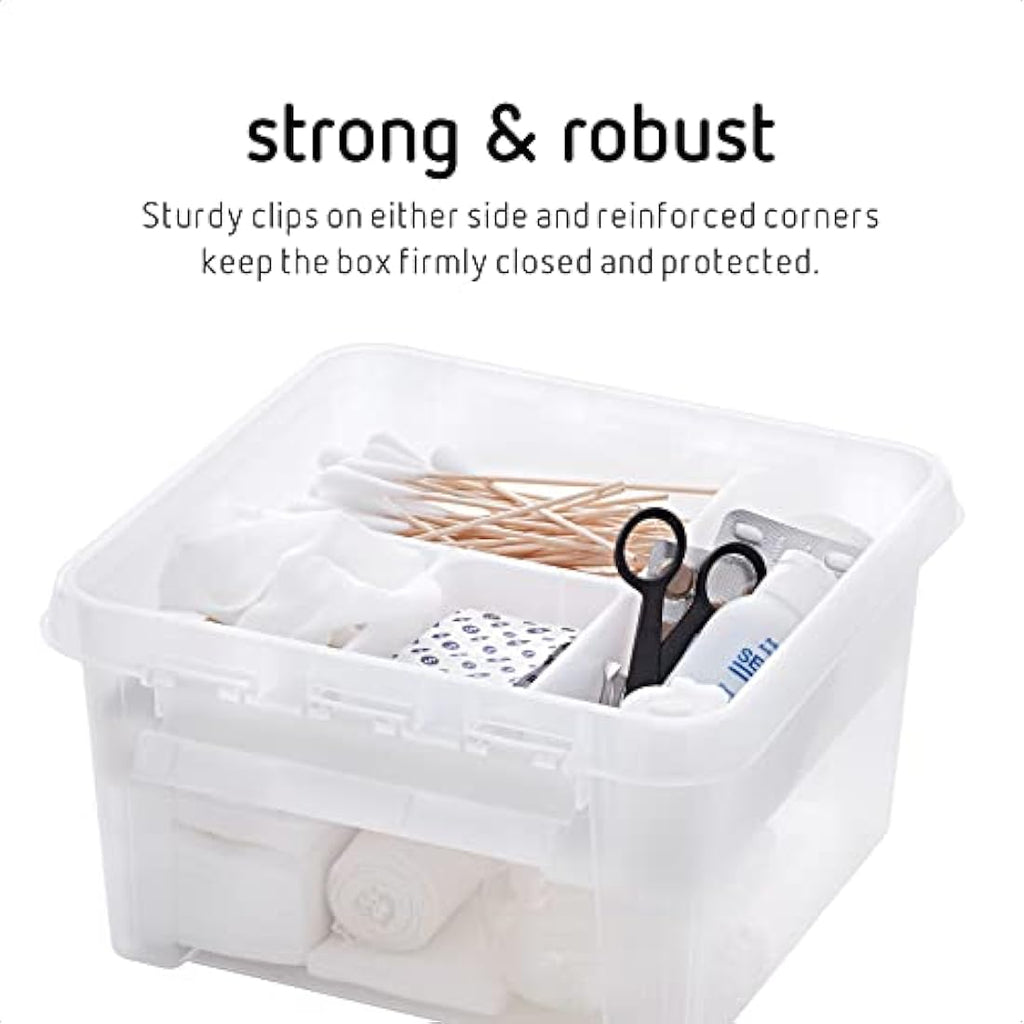 SmartStore 8L First Aid Box – Lockable Medicine Storage with Insert Tray