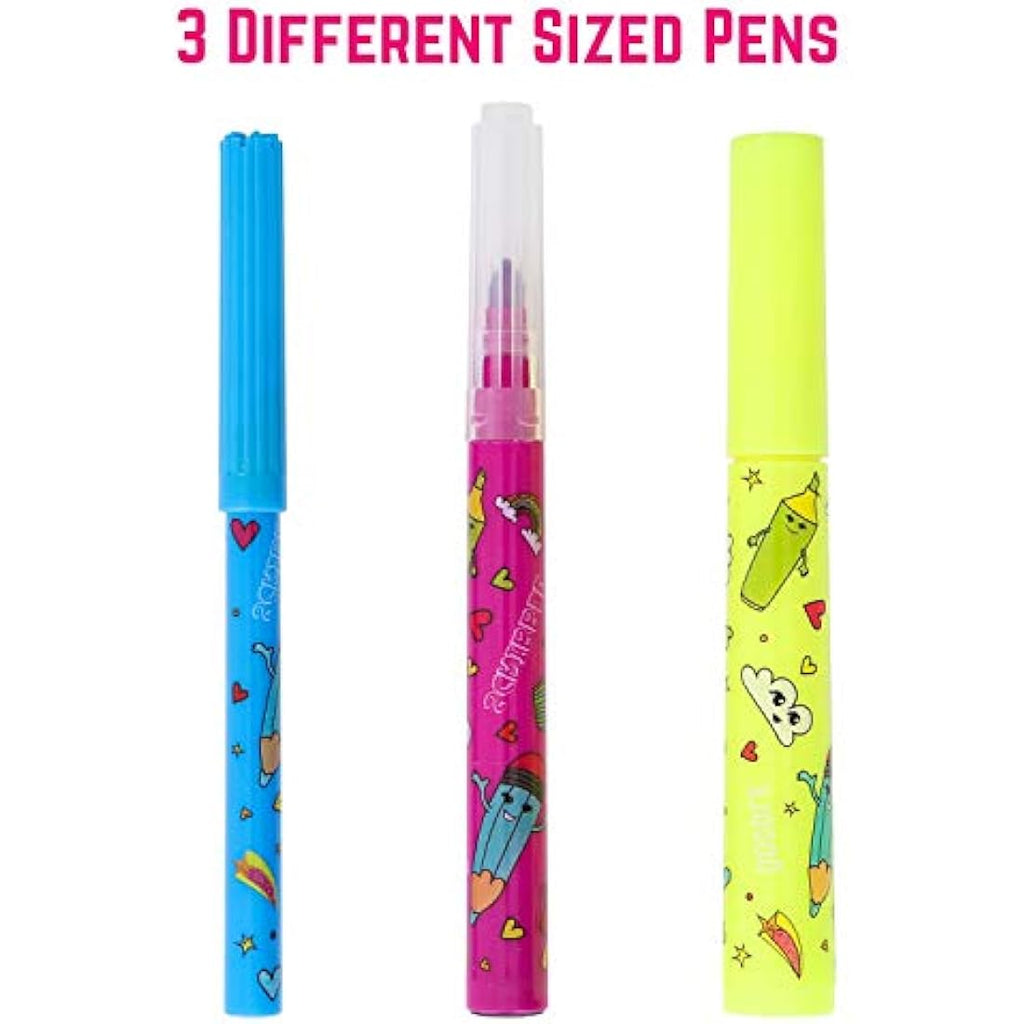 Fruit Scented Markers and Pencil Case Arts and Crafts Kit