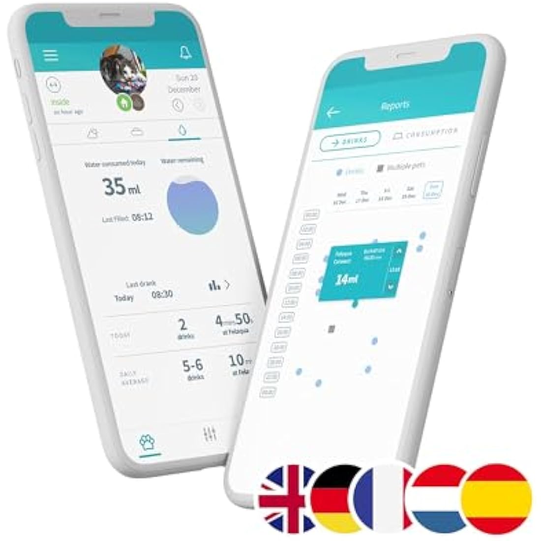 Sure Petcare Felaqua Connect – Smart Microchip Cat Water Fountain