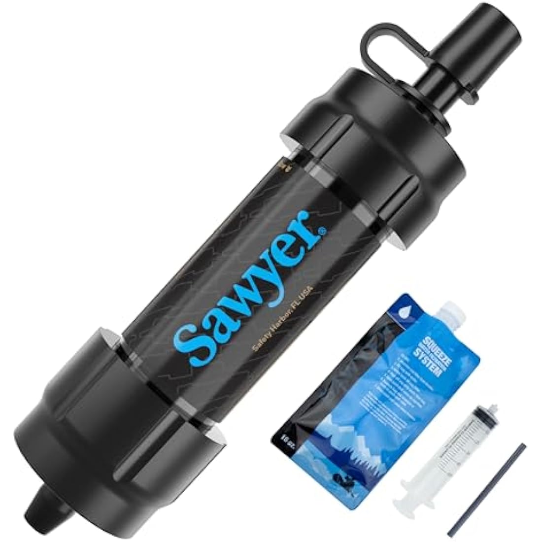 Sawyer Mini Water Filtration System | Portable 0.1 Micron Filter