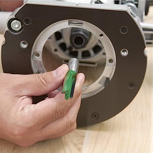 Trend CraftPro Straight Flute Router Cutter | 1/2 Inch Shank Carbide Bit