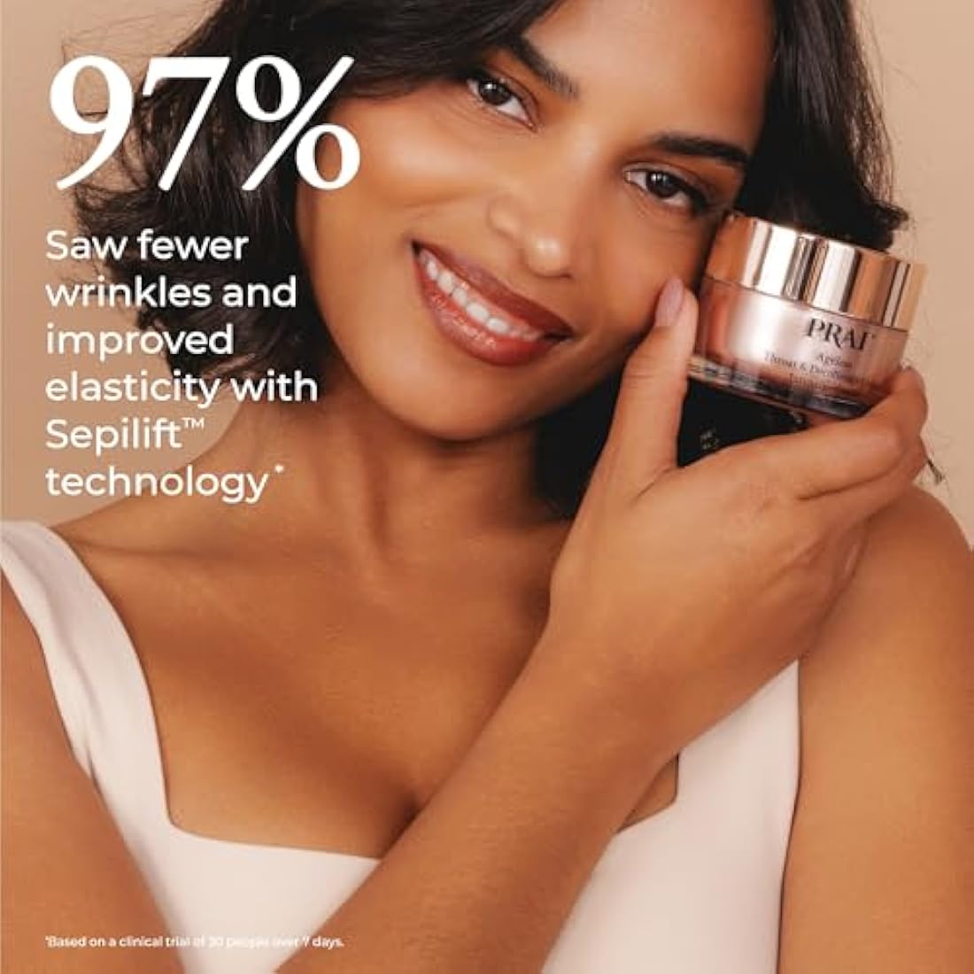 PRAI Ageless Throat & Decolletage Intensive Gold Creme - 24K Gold Neck Cream