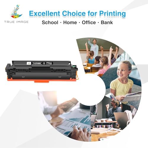 True Image HP 201X Toner Cartridge 4-Pack for LaserJet Pro M277dw M252dw