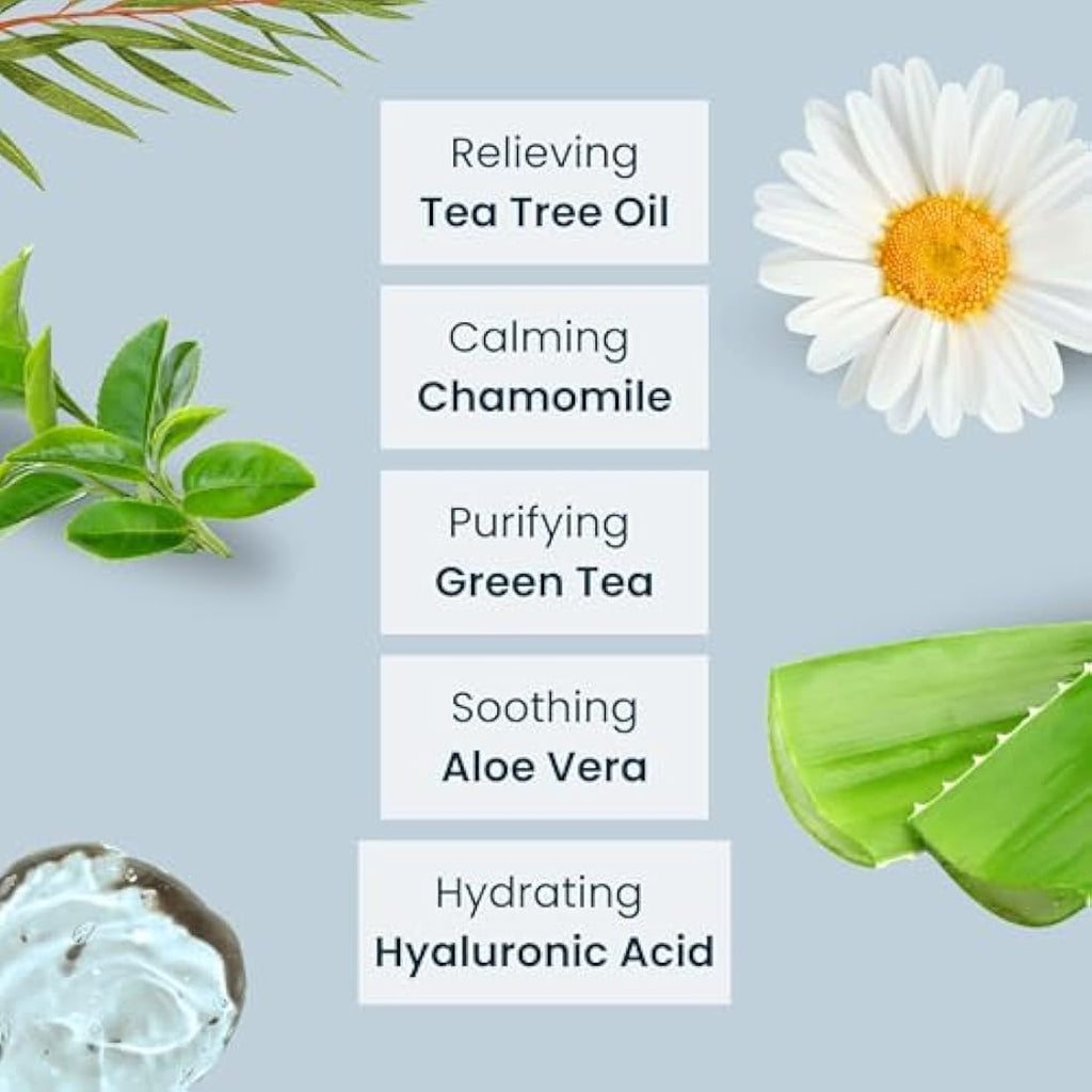 NOVEHA Tea Tree Oil Eyelid Wipes – 2PK Cleanser for Blepharitis