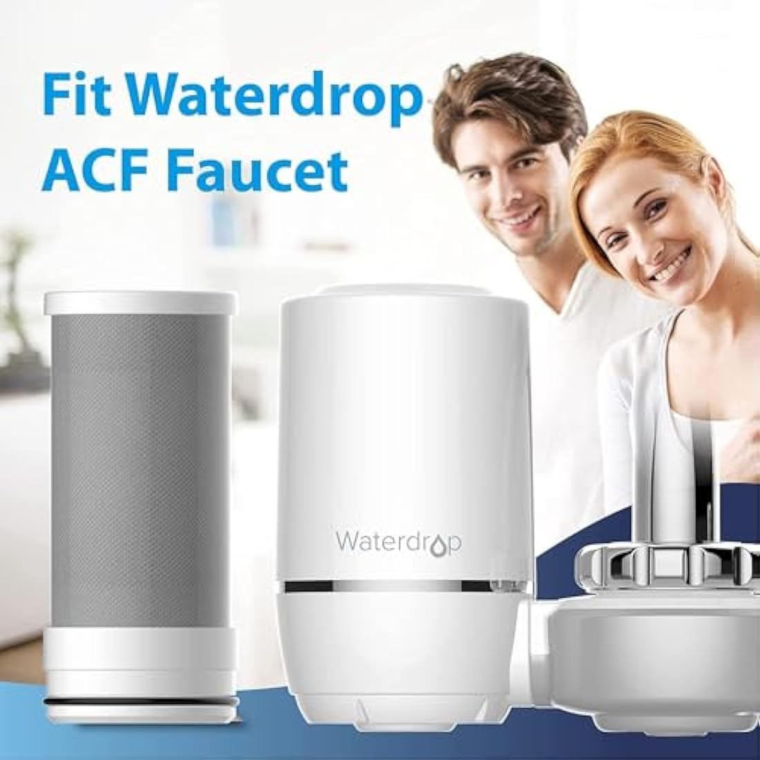 Waterdrop Faucet Replacement Filter for WD-FC-01/02/04 - 3 Pack