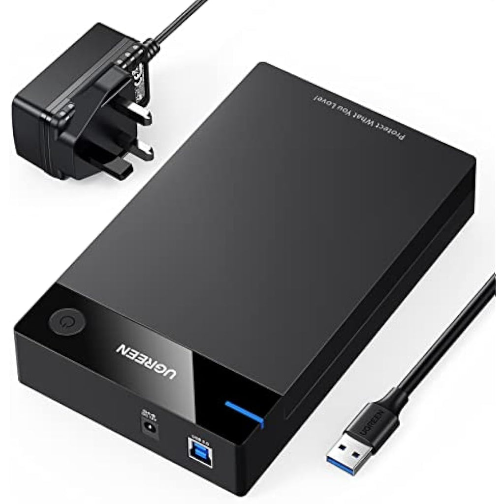 UGREEN USB 3.0 to SATA Hard Drive Enclosure for 2.5/3.5 Inch HDD SSD