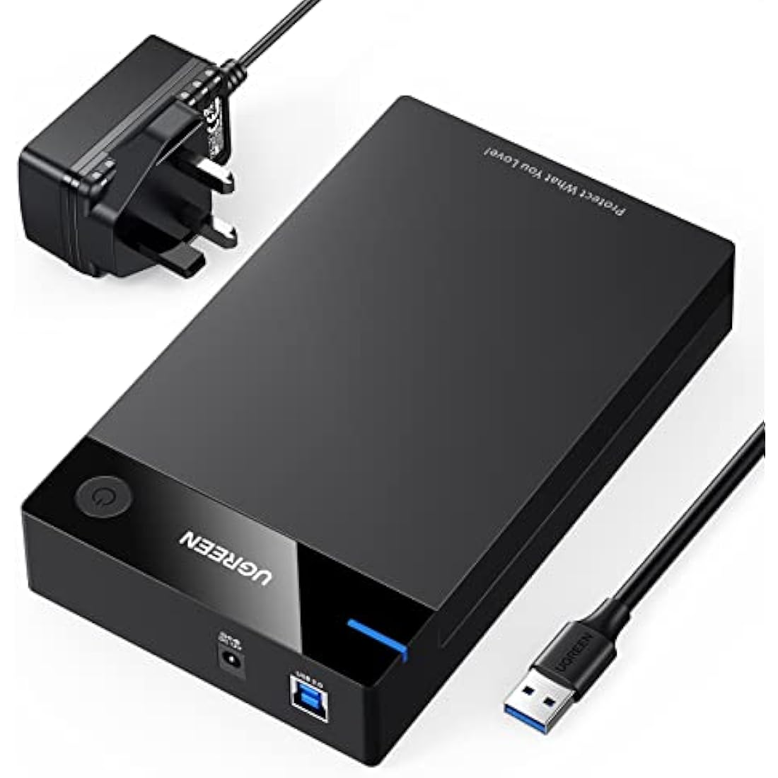 UGREEN USB 3.0 to SATA Hard Drive Enclosure for 2.5/3.5 Inch HDD SSD