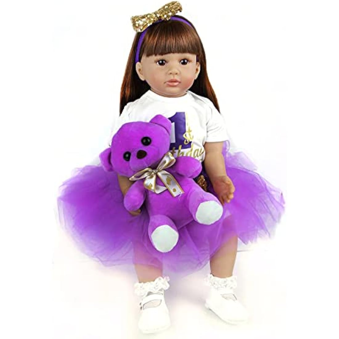 ZIYIUI 24 Inch Realistic Reborn Baby Doll | Soft Silicone Newborn