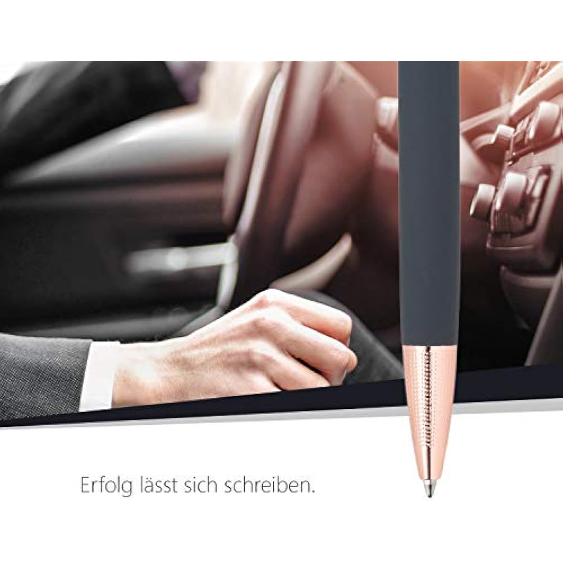 Cerruti 1881 Thames Rollerball Pen – Gold Plated & Grey Lacquer