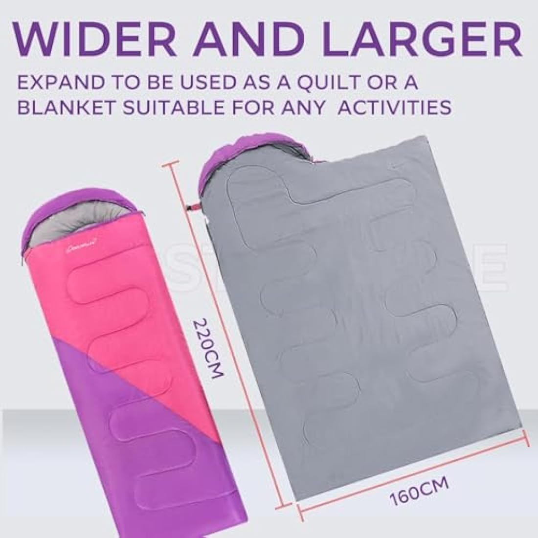 Clostnature 4-Season Sleeping Bag – Lightweight Compact Camping Gear