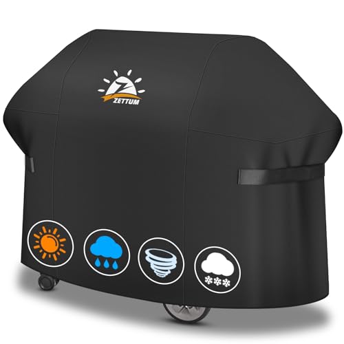 Zettum 182cm Heavy Duty Grill Cover | Waterproof 600D Oxford BBQ Cover