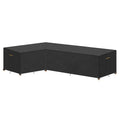 Vansheim L-Shaped Garden Sofa Cover | Waterproof Oxford Fabric | 216x270cm