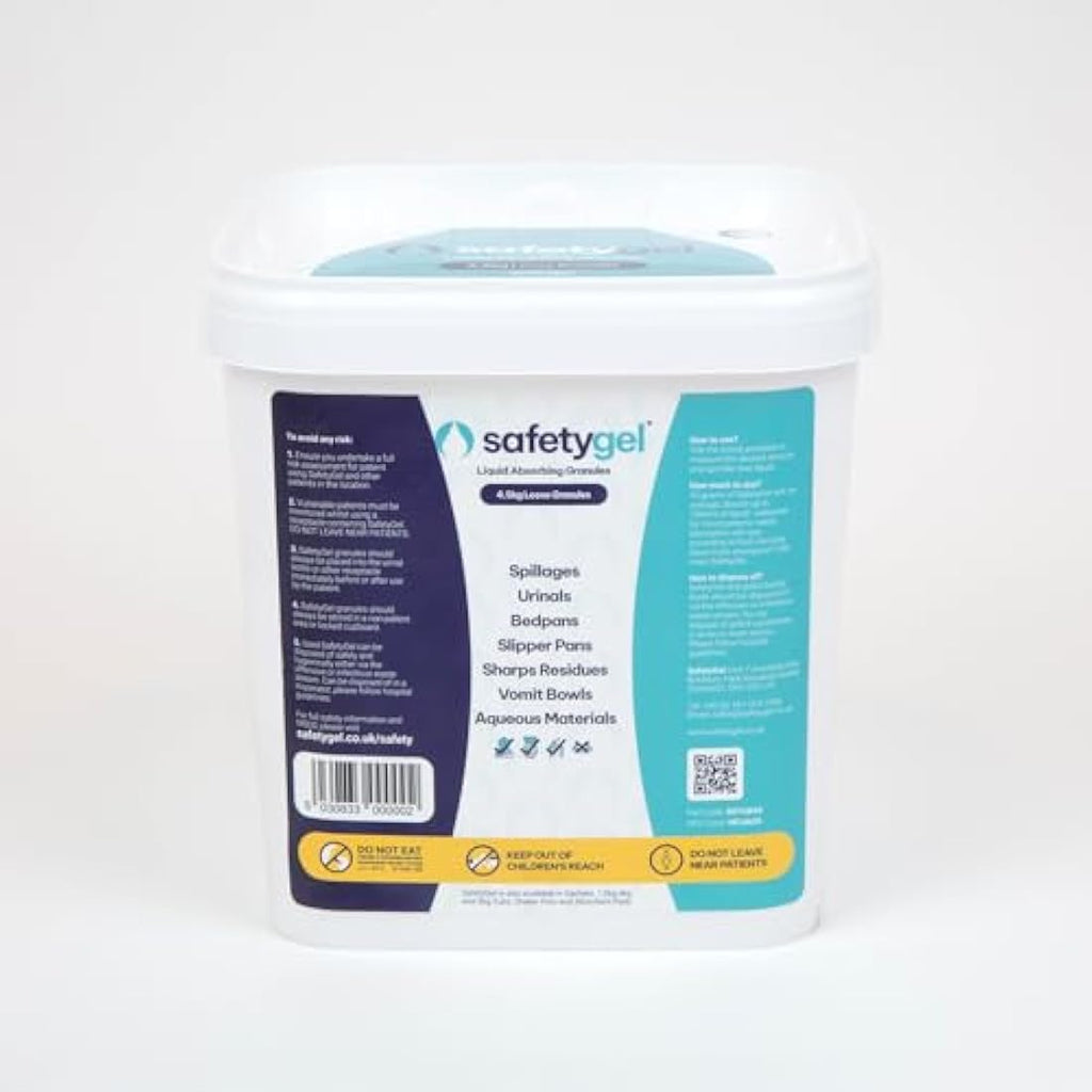 Datesand SafetyGel Super Absorbent Granules | 4.5kg Tub with Scoop