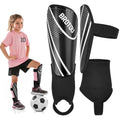 BROTOU Youth Football Shin Guards | Junior Pads with Ankle Protection