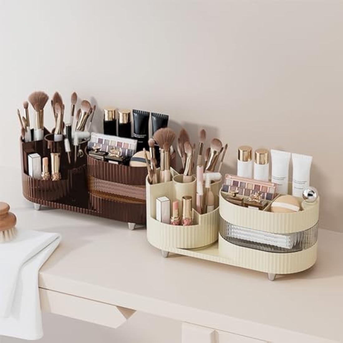 360° Rotating Makeup Organiser | Large Cosmetic Storage Case