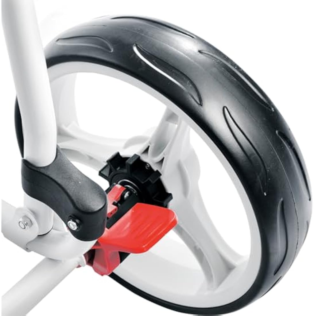 EZE Glide Cruiser Golf Trolley – Foldable Push Cart with Foot Brake