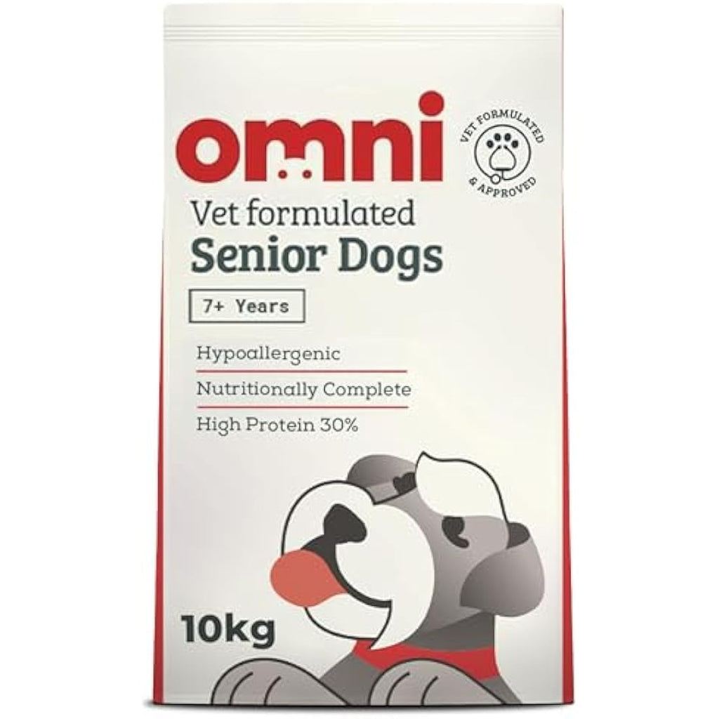 OMNI Senior Dog Food – Hypoallergenic Plant-Based Dry Kibble 10kg