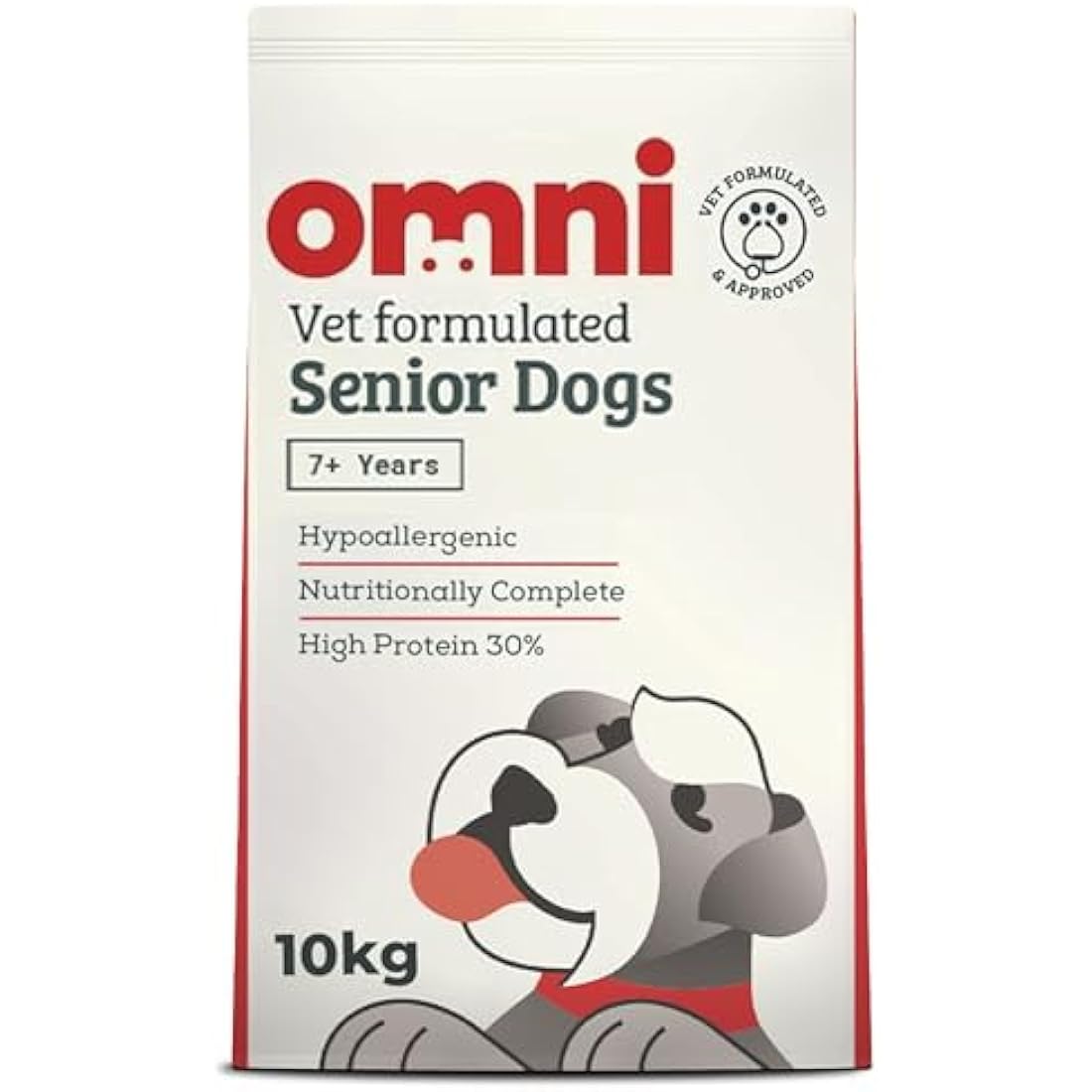OMNI Senior Dog Food – Hypoallergenic Plant-Based Dry Kibble 10kg