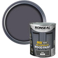 Ronseal 10 Year Weatherproof Wood Paint – Grey Satin Finish 750ml