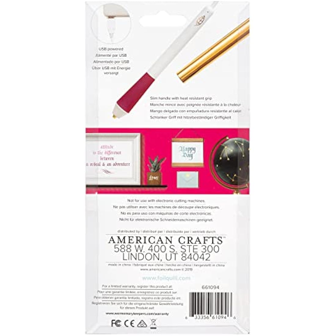 We R Memory Keepers Foil Quill Freestyle Pen – Calligraphy Tip Heat Tool