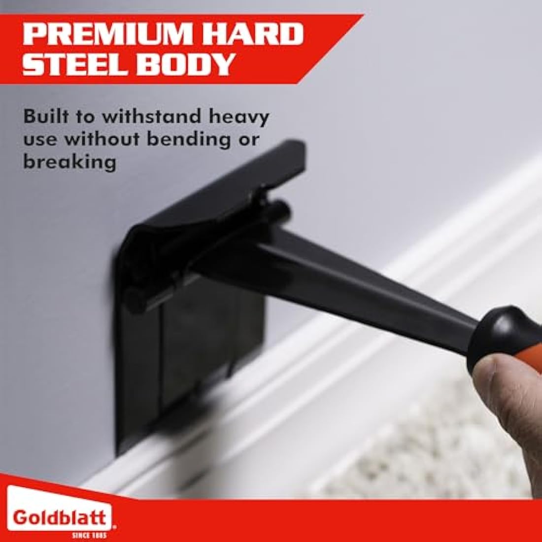 Goldblatt Trim Puller – Carbon Steel Multi-Tool for Baseboard and Molding