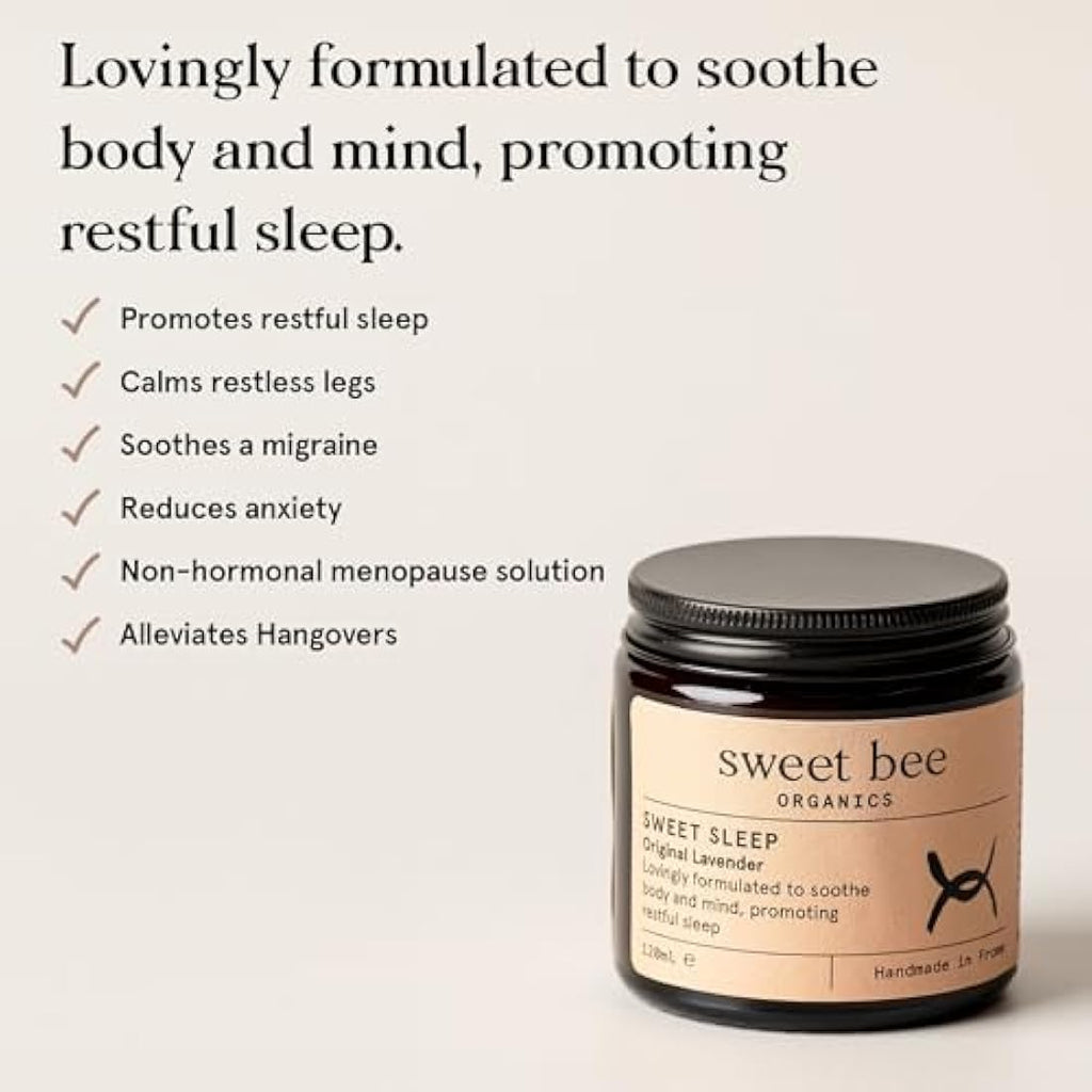 Sweet Bee Magnesium Butter – Lavender Sleep Balm for Muscle Recovery