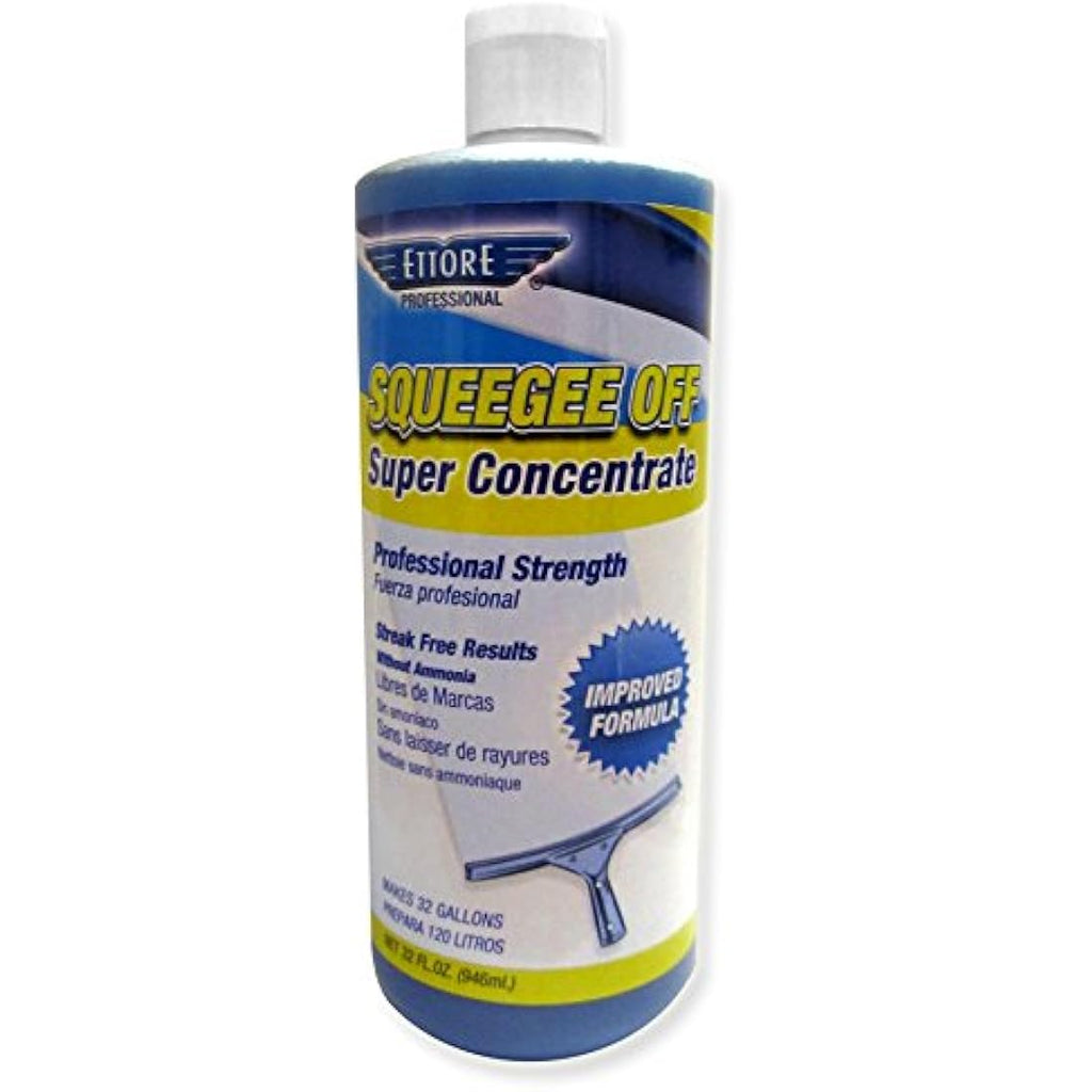 Ettore Squeegee Off Window Cleaning Soap – 32oz Concentrated Formula