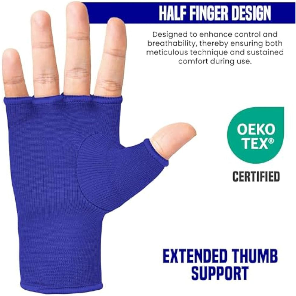 RDX Boxing Hand Wraps - Elasticated Inner Gloves for MMA & Muay Thai
