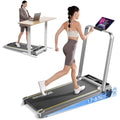 YPOO 3-in-1 Walking Pad with Incline | Foldable Under Desk Treadmill