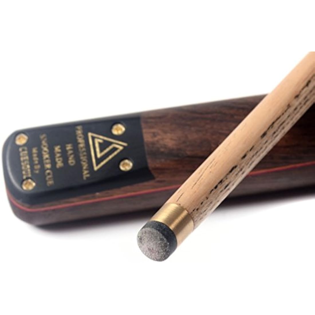 CUESOUL 57" 3/4 Joint Snooker Cue | Handcrafted Rosewood & Ash Wood Set