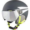 Alpina Zupo Visor Q-Lite Kids Ski Helmet – Charcoal Neon Matt